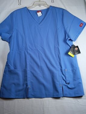 Dickies Xtreme Stretch Scrub Top New With Tags